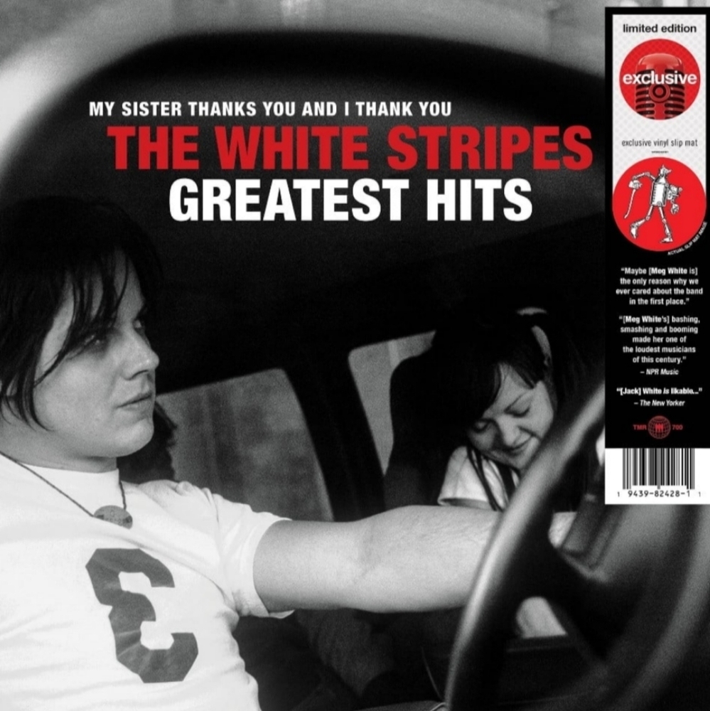 New The White Stripes Greatest Hits LP with Bonus Slip Mat